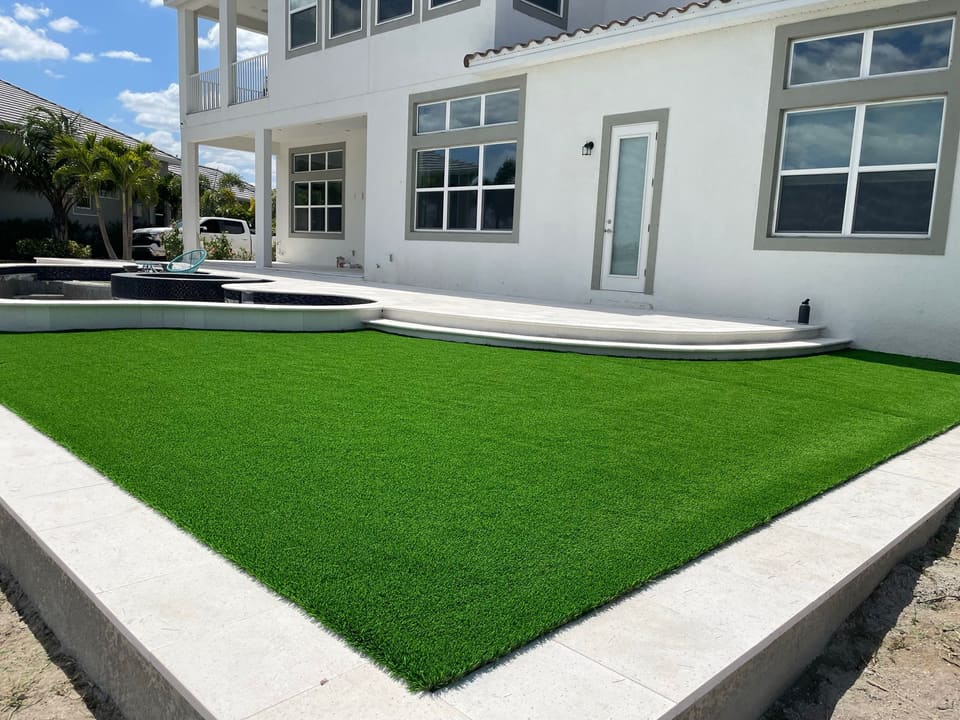 Artificial turf project by Gator Outdoor Living